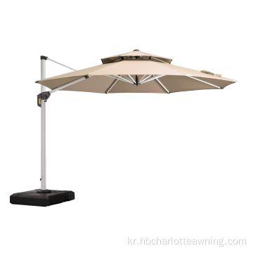 라운드 캔틸레버 안뜰 우산